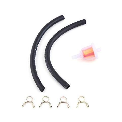 Benzina 1pc Universale Del Motociclo Piccolo Sports Car Kit Filtro Del Carburante Con Le Clip Tubazioni Carburante Filtro Olio Filtro Nuovo Set - Foto 1