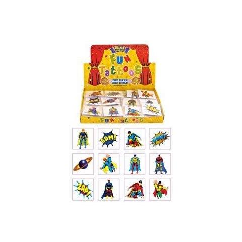 24 Bambini Super Hero Tatuaggi - Foto 1