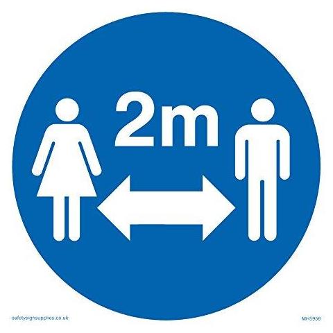 Vichingo Segni Simbolo Sociale Distanza Segno - Vinile Autoadesivo - Foto 1