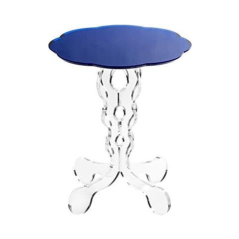 Arabesco Small Comodino / tavolino In Plexiglass Blu - Foto 1