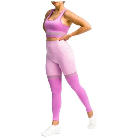 Leggins Stripes, Donna, Porpora, Ghette, Numero: L Eu - Foto 1