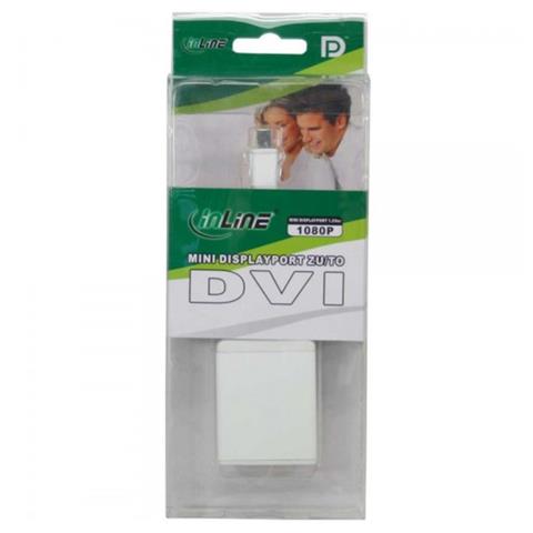 17194I Mini DisplayPort DVI-D Bianco cavo di interfaccia e adattatore - Foto 4