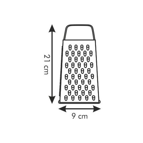 Grattugia handy, acciaio inox - Foto 1