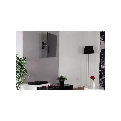 TV-Wandhalterung 65" Nero supporto da parete per tv a schermo piatto - Foto 4