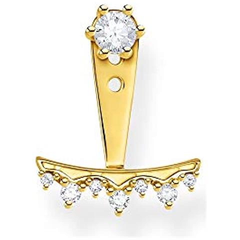 , Orecchini Da Donna In Argento Sterling 925 Con Pietre Bianche (2)  - Foto 1