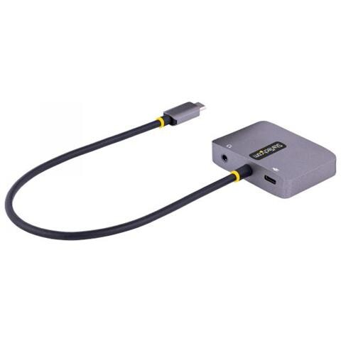 Adattatore USB-C a VGA /HDMI, Adattatore Multiporta USB Type-C a VGA /HDMI 4K 60Hz HDR con Uscita Audio da 3,5 mm; Compatibile Thunderbolt 3 e 4 - Convertitore USB-C per Monitor VGA e HDMI 1080p - Foto 3