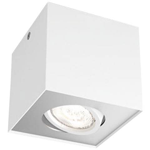 Applique Da Soffitto Led Regolabile Orientabile Warmglow 4.5w Nero 100x103x103 Mm Metallo - Foto 1