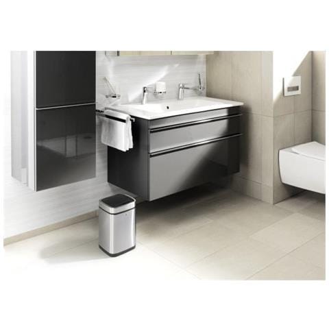 Cestino Con Sensore No Touch Argento Metallizzato - Capienza 6 Lt - 3420-23 - Foto 2