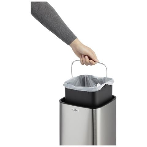 Cestino Con Sensore No Touch Argento Metallizzato - Capienza 6 Lt - 3420-23 - Foto 5