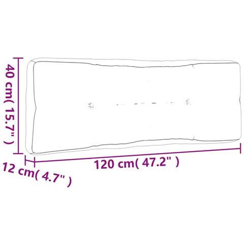Cuscini Per Pallet 7 Pz Grigi In Tessuto - Foto 2