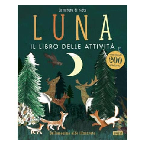 Britta Teckentrup - Luna. Il libro delle attività. Con adesivi. Ediz. a colori - Foto 1