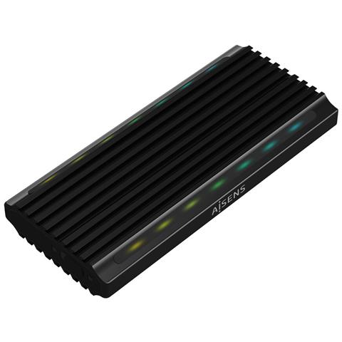 Custodia Hard Disk Asm2-rgb012b Usb Nero Ethernet Lan Usb-c Usb 3.2 Gen 2 (3.1 Gen 2) - Foto 1