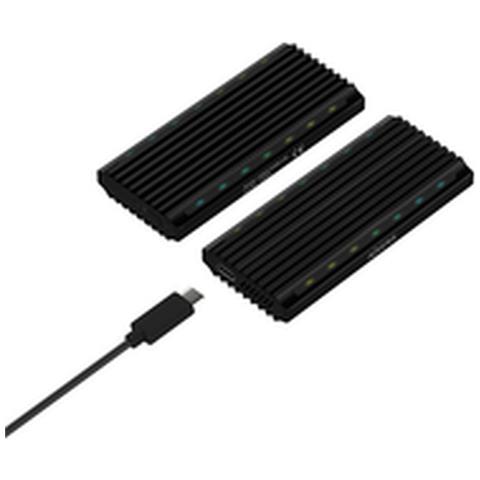 Custodia Hard Disk Asm2-rgb012b Usb Nero Ethernet Lan Usb-c Usb 3.2 Gen 2 (3.1 Gen 2) - Foto 2