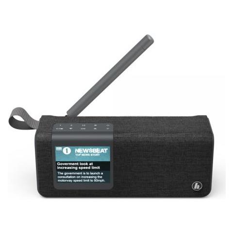 DR200BT Radio Portatile Digitale Nera - Foto 1