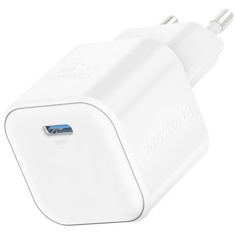 Caricabatterie Gan Usb-c 20w Leggero E Compatto, Bianco - Foto 1