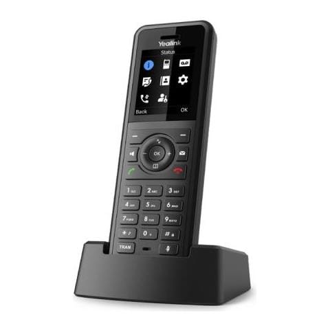 Telefono IP W57R Display 1.8" TFT Cornetta Wireless 2 Linee Colore Nero - Foto 2