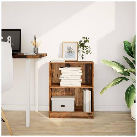 Libreria Legno Antico 60x24x76 Cm In Truciolato - Foto 3