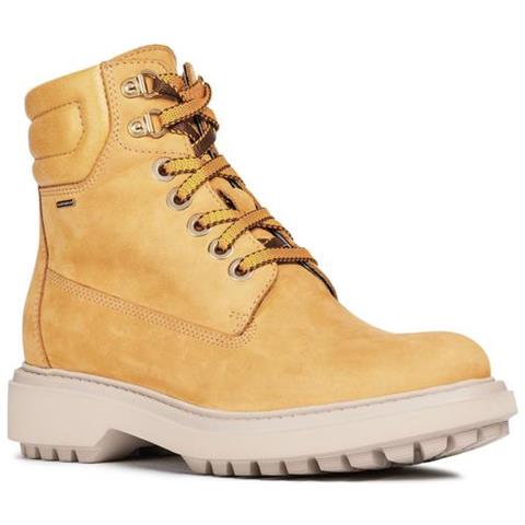 Stivali Donna Asheely Beige Pelle Impermeabile Isolati 38 - Foto 3