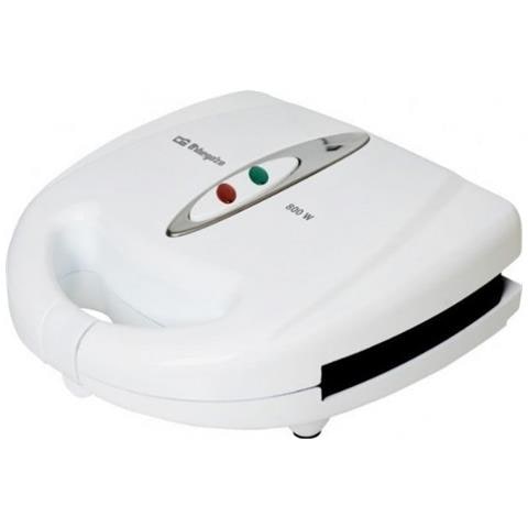 Tostiera SW 5000 con Capacità 2 Panini Potenza 800 W Colore Bianco - Foto 1