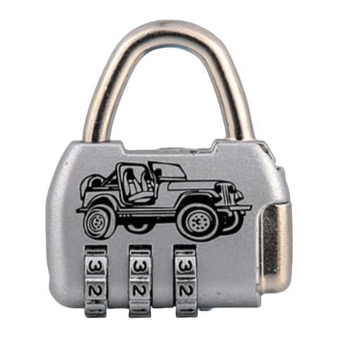 Lucchetto Per Bagagli In Lega Di Zinco, Lucchetto A Combinazione Portatile Per Valigie Silver - Foto 1