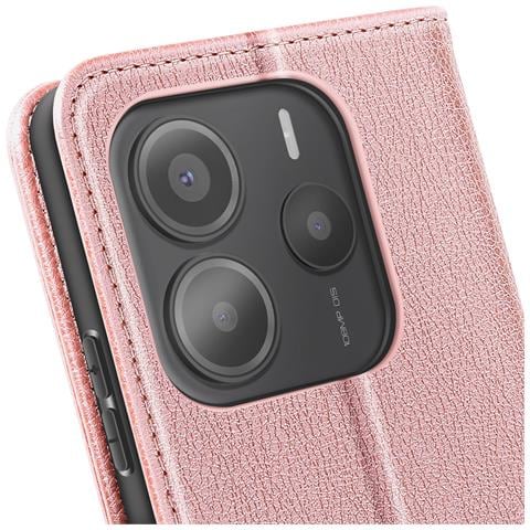 Cover A Libro Per Redmi Note 14 5g Aletta Multifunzione Supporto Video - Foto 2