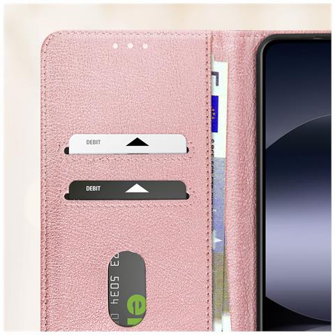 Cover A Libro Per Redmi Note 14 5g Aletta Multifunzione Supporto Video - Foto 5