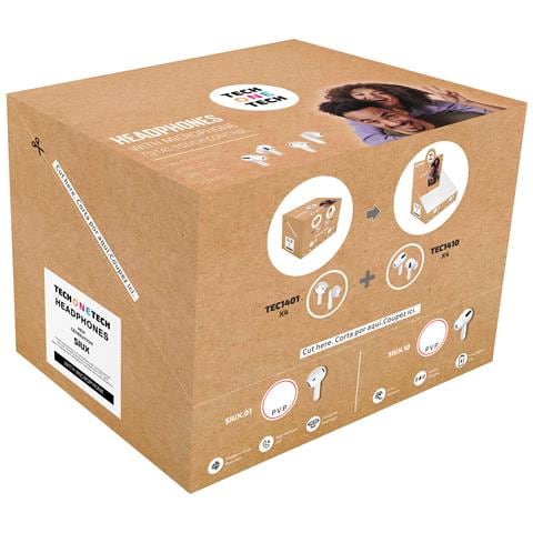 TEC1420 cuffia e auricolare Wireless Musica e Chiamate Bluetooth Bianco - Foto 2