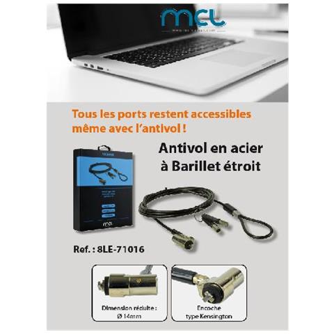 8LE-71016 cavo di sicurezza Nero 1,8 m - Foto 6