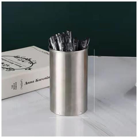 Portaposate - Elegante Organizer Per Posate In Acciaio Inox Silver S - Foto 2