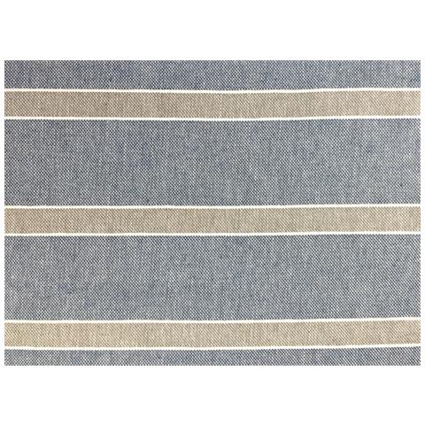 Tovaglia Per Salotto Cucina In Miros Misto Cotone Made In Italy California Rp 140x140 Blu - Foto 2