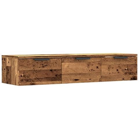 Armadietto A Muro Legno Vecchio 102x30x20 Cm Legno Multistrato - Foto 2