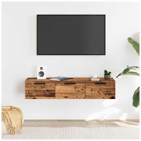 Armadietto A Muro Legno Vecchio 102x30x20 Cm Legno Multistrato - Foto 3