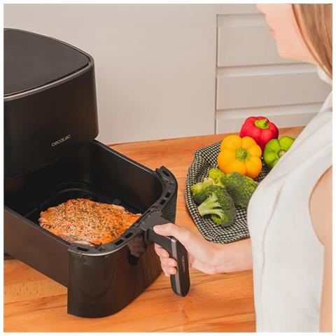 Friggitrice ad Aria Cecofry Fantastik 5500 Capacità 5.5 Litri 1500 Watt Colore Nero - Foto 9