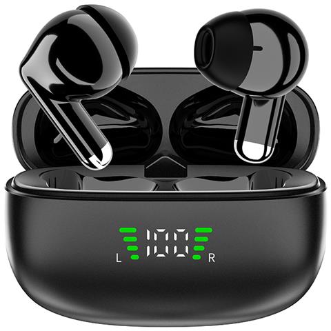 Auricolari Bluetooth Neri Sp9x: Cancellazione Del Rumore E Lunga Durata - Foto 1