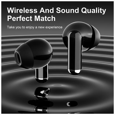 Auricolari Bluetooth Neri Sp9x: Cancellazione Del Rumore E Lunga Durata - Foto 6