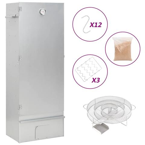 Forno Affumicatore BBQ Generatore Fumo Freddo Acciaio Zincato - Foto 1