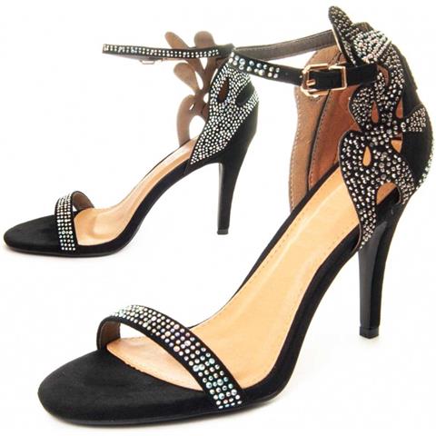 Sandalo Con Tacco Sandalit5 Nero. - Foto 1