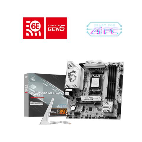 Scheda Madre GAMING PLUS B850M WIFI Socket AM5 Chipset AMD B850 Micro-ATX - Foto 1