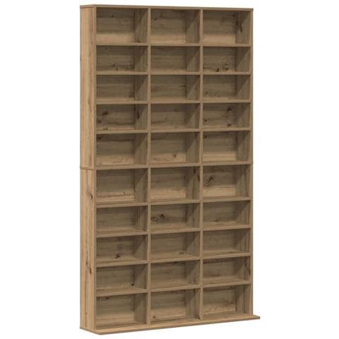 Mobile porta CD rovere artigianale 101 x 23 x 177.5 cm - Foto 1