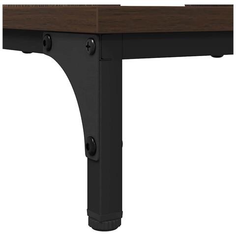 Tavolino da salotto Rovere marrone 90 x 49 x 46 cm - Foto 9