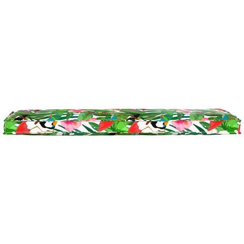 Cuscino per panca pallet Floral Multicolore 140 x 40 x 8 cm - Foto 2
