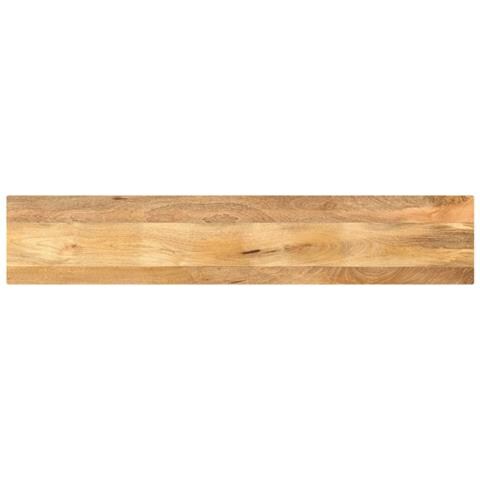 Piano per Tavolo 160x30x3,8cm Rettangolare Legno Massello Mango - Foto 1