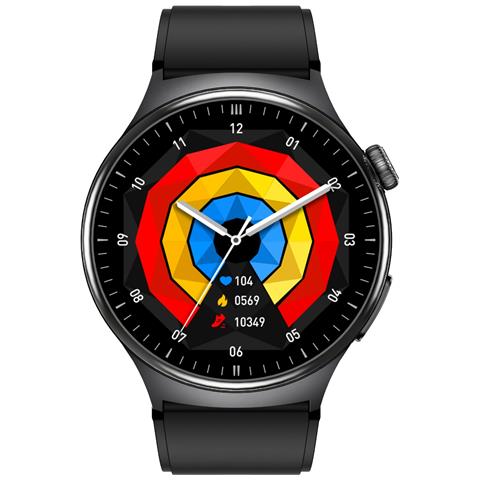 Smartwatch Con Display Amoled, Ecg, Monitoraggio Frequenza Cardiaca E Ossigeno Nel Sangue Black - Foto 2