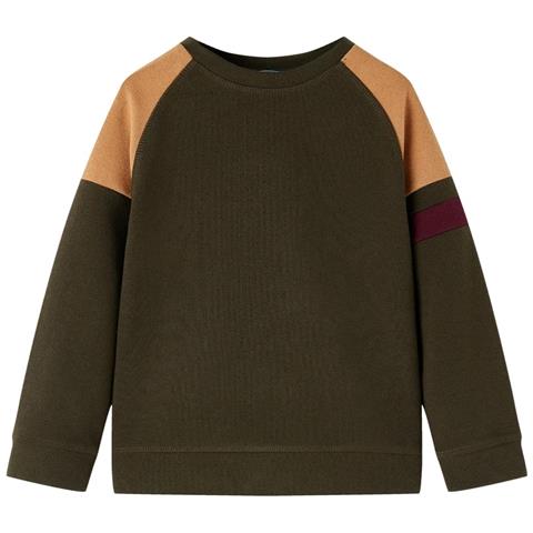 Felpa per Bambini Cachi Scuro e Cammello 104 - Foto 1