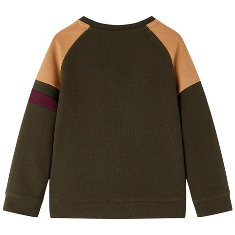 Felpa per Bambini Cachi Scuro e Cammello 104 - Foto 2