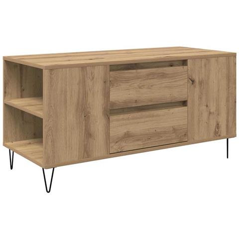 Tavolino da salotto Rovere artigianale 102 x 44,5 x 50 cm - Foto 1