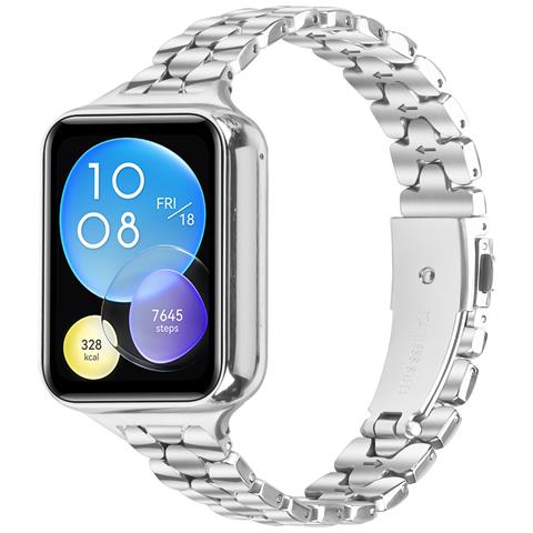 Cinturino In Acciaio Inossidabile Con Perle Compatibile Con Xiaomi 8 Pro / 9 Pro /redmi Watch 4/5 Silver - Foto 2