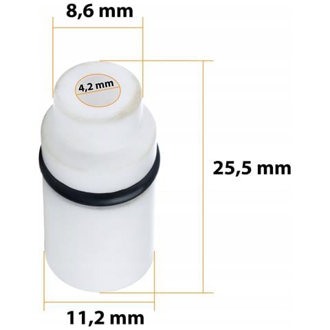 Set Di Ugelli Ceramici Hq Per Sabbiatura - Compatibile Con Idropulitrice Kärcher K2-k7 | Alta Precisione E Durata | Dimensioni Standard 8,6x25,5x11,2 Mm - Foto 5