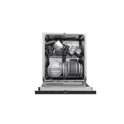 Midea MDW 12E4 SL, A scomparsa totale, Dimensione massima (60 cm), Grigio, Pulsanti, 12 coperti, C - Foto 1