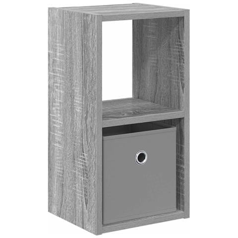 Comodino Grigio Sonoma 25,5 x 22 x 49,5 cm Legno multistrato - Foto 1